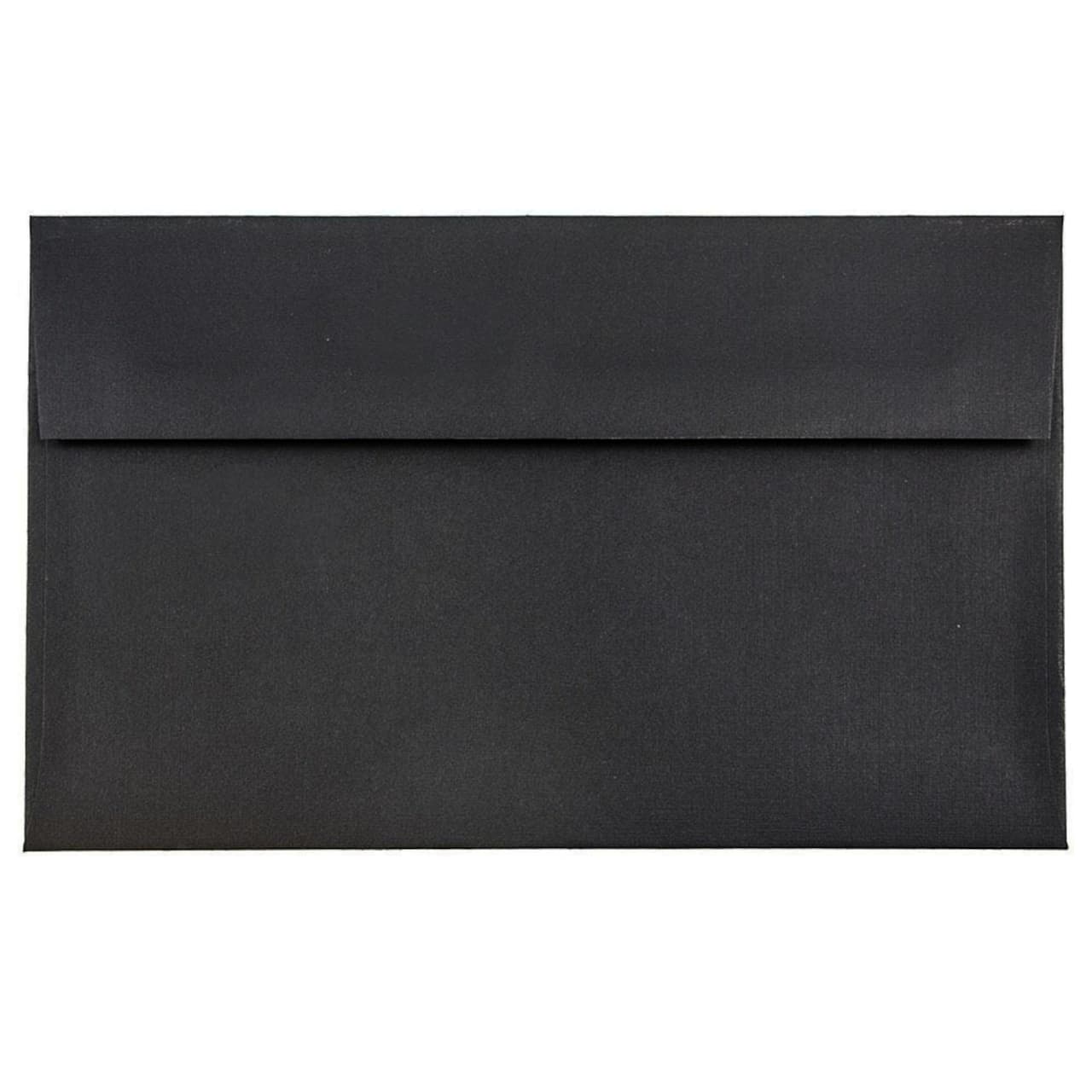 JAM Paper A9 Black Linen Premium Invitation Envelopes